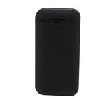 Cigarette Case Height Adjustable Thick Thin Cigarettes Dual Use Lighter Split Cigarette Case Holder Black