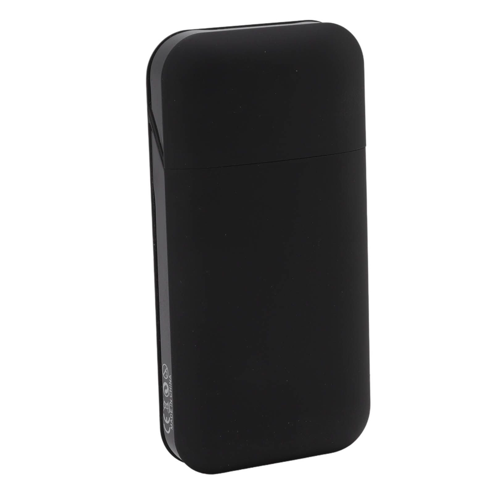 Cigarette Case Height Adjustable Thick Thin Cigarettes Dual Use Lighter Split Cigarette Case Holder Black