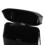 Cigarette Case Height Adjustable Thick Thin Cigarettes Dual Use Lighter Split Cigarette Case Holder Black