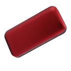 Cigarette Case Height Adjustable Thick Thin Cigarettes Dual Use Lighter Split Cigarette Case Holder Red
