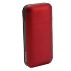 Cigarette Case Height Adjustable Thick Thin Cigarettes Dual Use Lighter Split Cigarette Case Holder Red