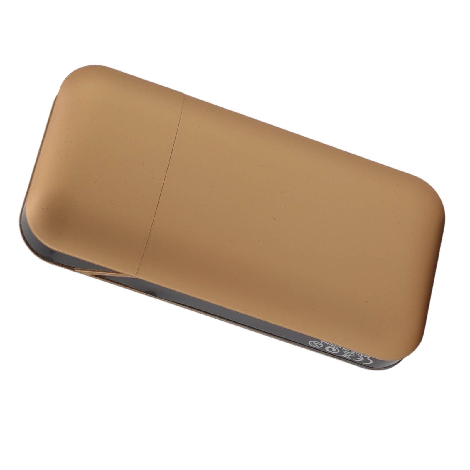 Cigarette Case Height Adjustable Thick Thin Cigarettes Dual Use Lighter Split Cigarette Case Holder Gold