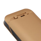 Cigarette Case Height Adjustable Thick Thin Cigarettes Dual Use Lighter Split Cigarette Case Holder Gold