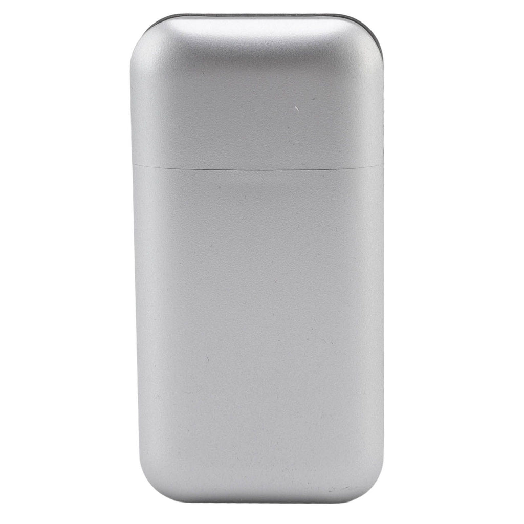 Cigarette Case Height Adjustable Thick Thin Cigarettes Dual Use Lighter Split Cigarette Case Holder Silver