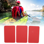 3 PCS Waterproof Kayak Patch PVC Raft Patch Rubber Boat Repair Patches Set for Inflatable Boat Canoe Red