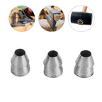 20pcs Safety Round Handle Wedges Steel Hammer Handle Splitting Wedge Set for Axe Claw Hammer Sledge Diameter 10mm / 0.39in