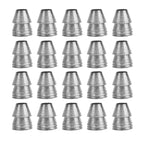 20pcs Safety Round Handle Wedges Steel Hammer Handle Splitting Wedge Set for Axe Claw Hammer Sledge Diameter 11mm / 0.43in