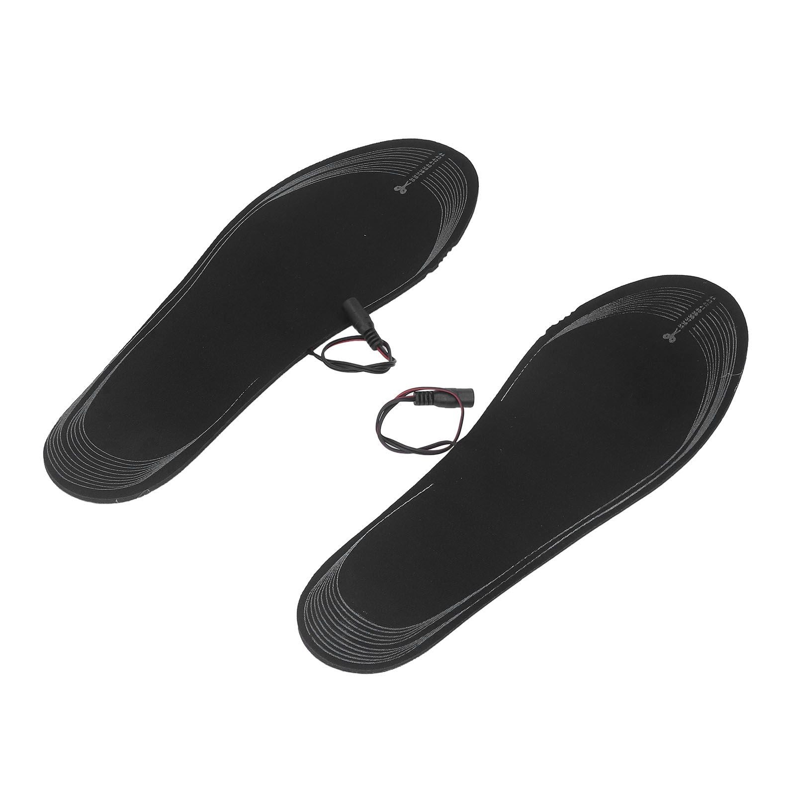 1 Pair Electric Heated Insole Warm Keeping Lightweight USB Charging No Smell EVA Electrical Heated Insole 5V