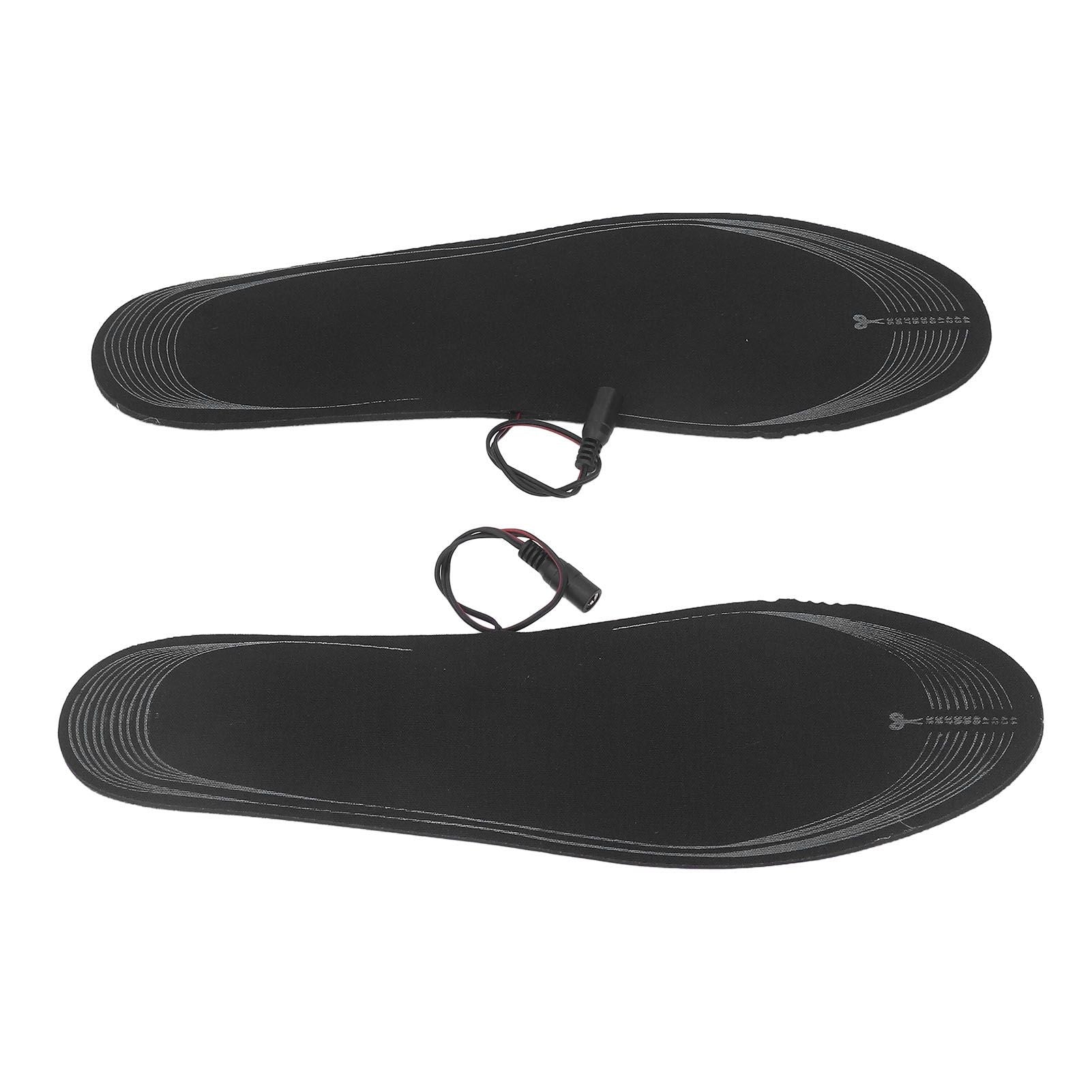 1 Pair Electric Heated Insole Warm Keeping Lightweight USB Charging No Smell EVA Electrical Heated Insole 5V