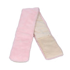 Electric Heating Scarf Evenly Heating Comfortable Skin Friendly Short Plush Pink USB Heated Scarf for Winter