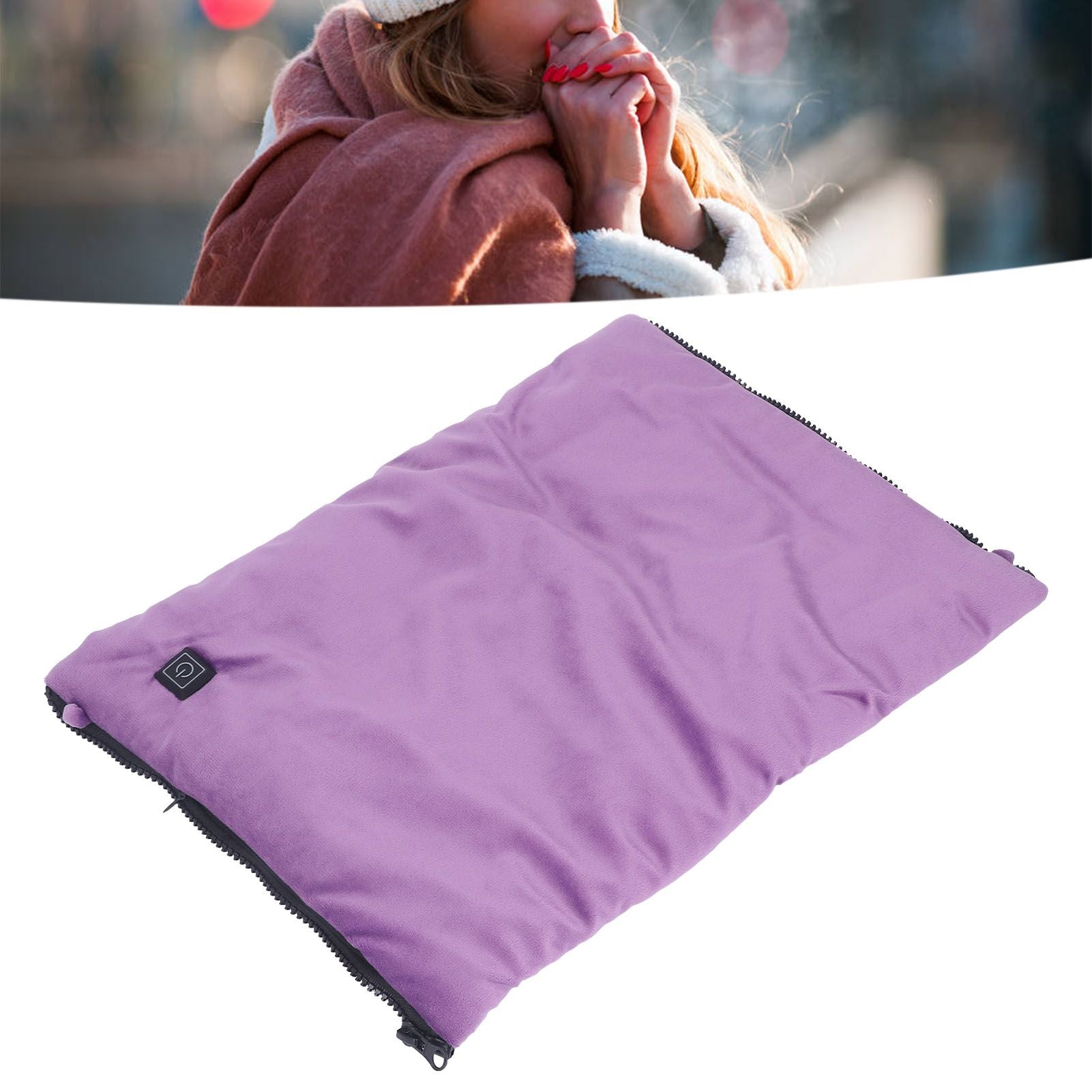 Electric Hand Warmer USB Folding 3 Temperature Gears Quickly Heating Hand Warming Pouch 5V