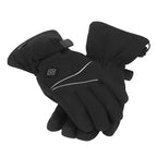 Heated Gloves Skiing Snowboarding Electric Battery Heated Gloves with 3 Heating Levels Skiing for Men Women M