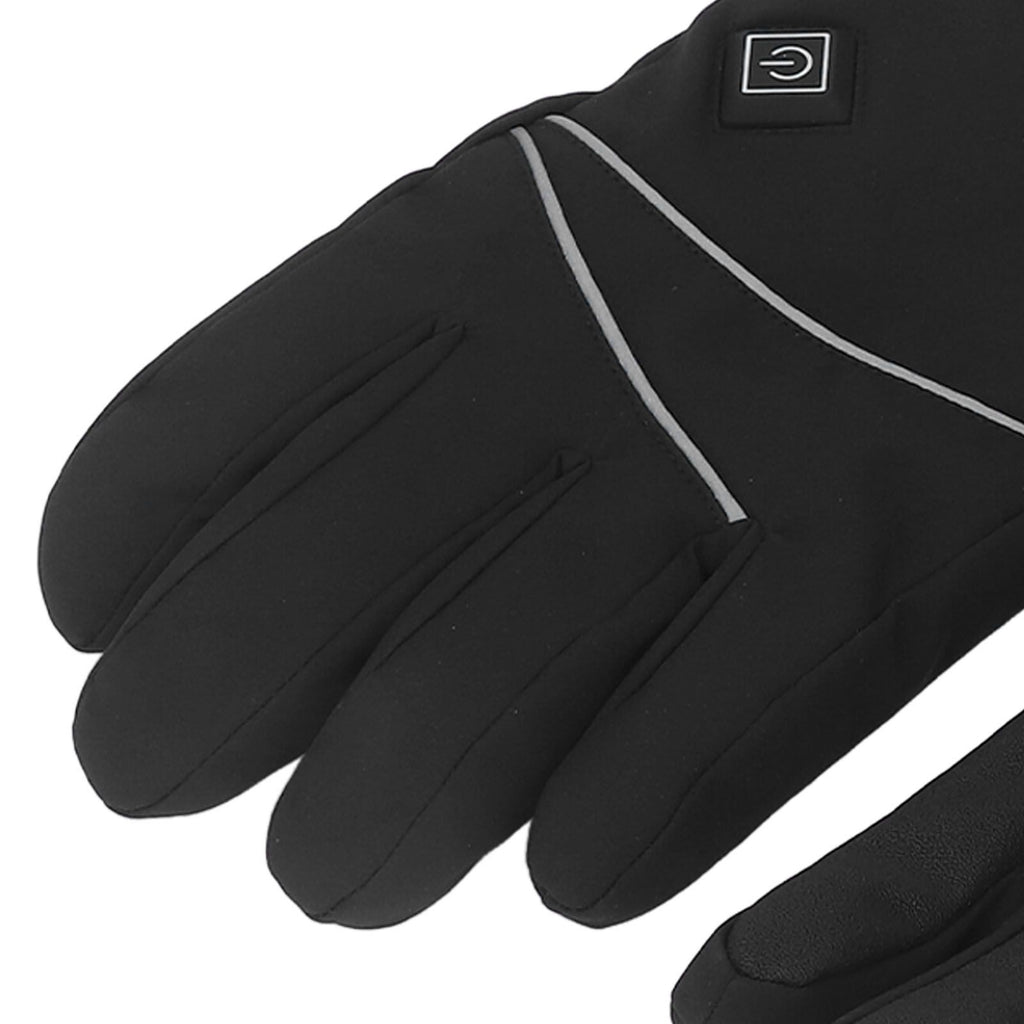 Heated Gloves Skiing Snowboarding Electric Battery Heated Gloves with 3 Heating Levels Skiing for Men Women M