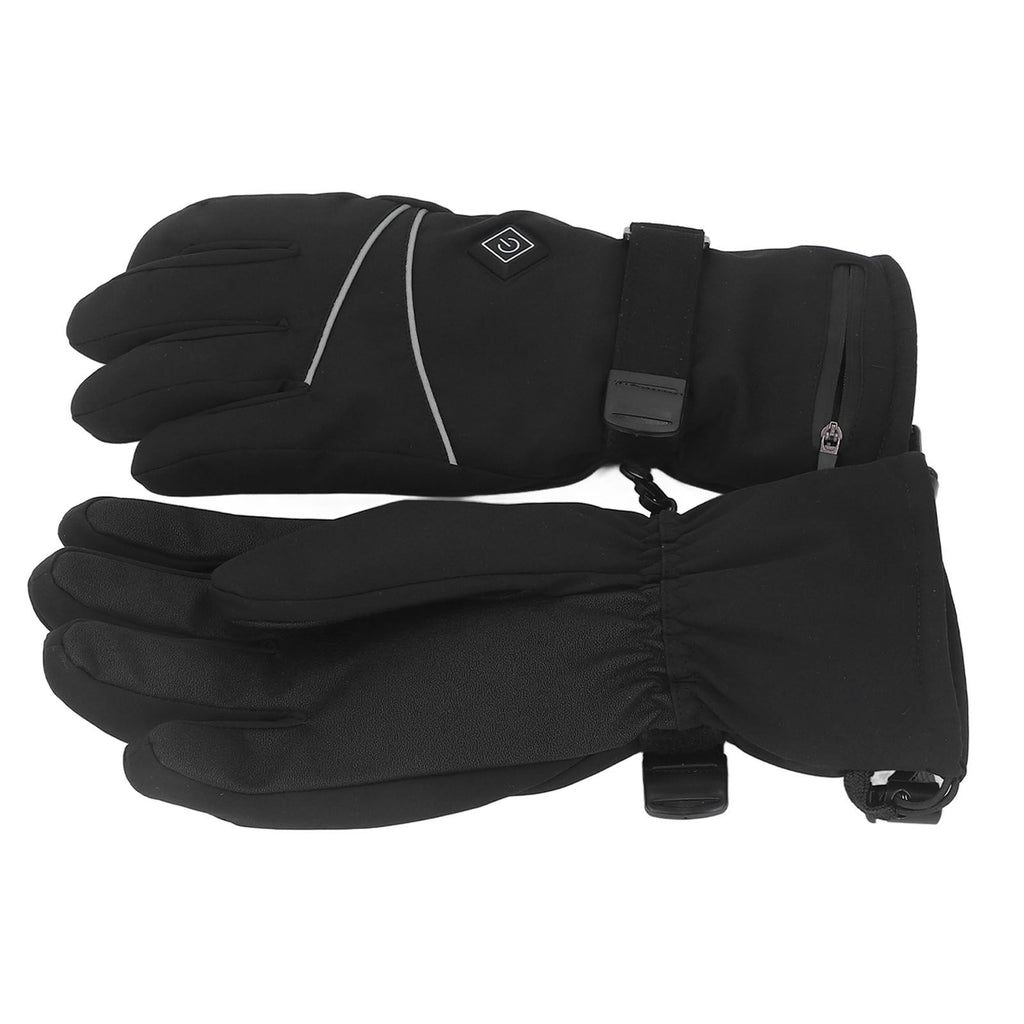 Heated Gloves Skiing Snowboarding Electric Battery Heated Gloves with 3 Heating Levels Skiing for Men Women XL