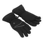 Heated Gloves Skiing Snowboarding Electric Battery Heated Gloves with 3 Heating Levels Skiing for Men Women XL