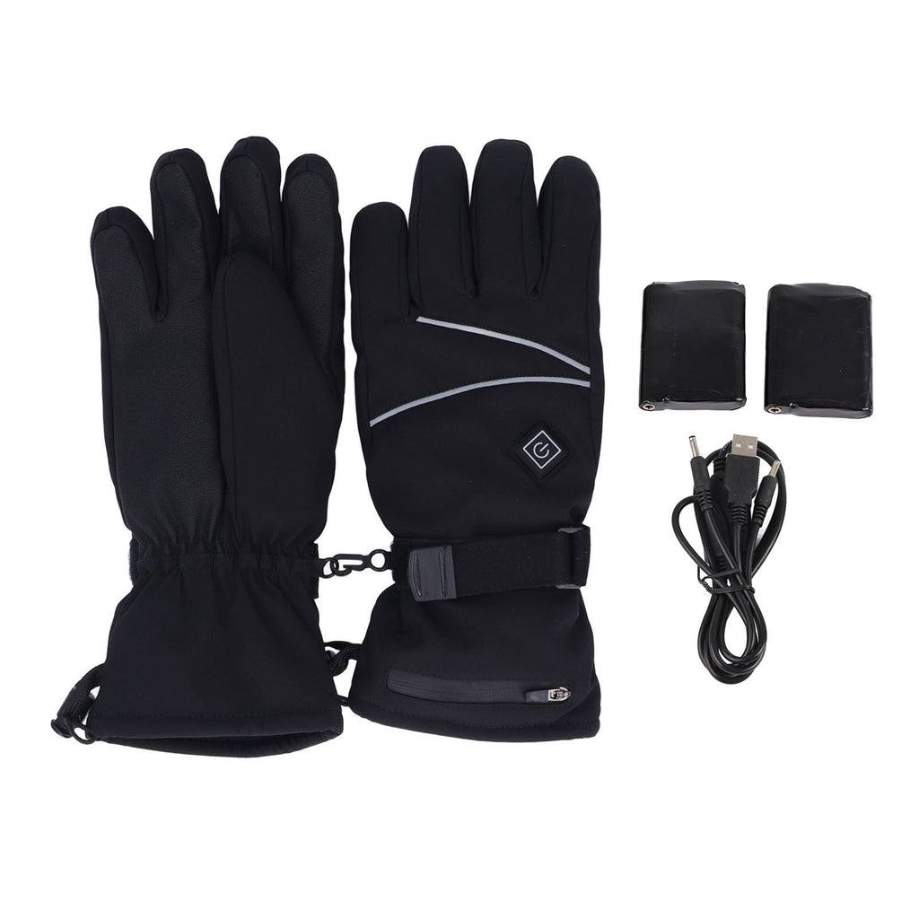 Electric Heating Gloves 3 Adjustable Temperature Lithium Battery Gloves for Outdoor Activities L