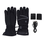 Electric Heating Gloves 3 Adjustable Temperature Lithium Battery Gloves for Outdoor Activities L