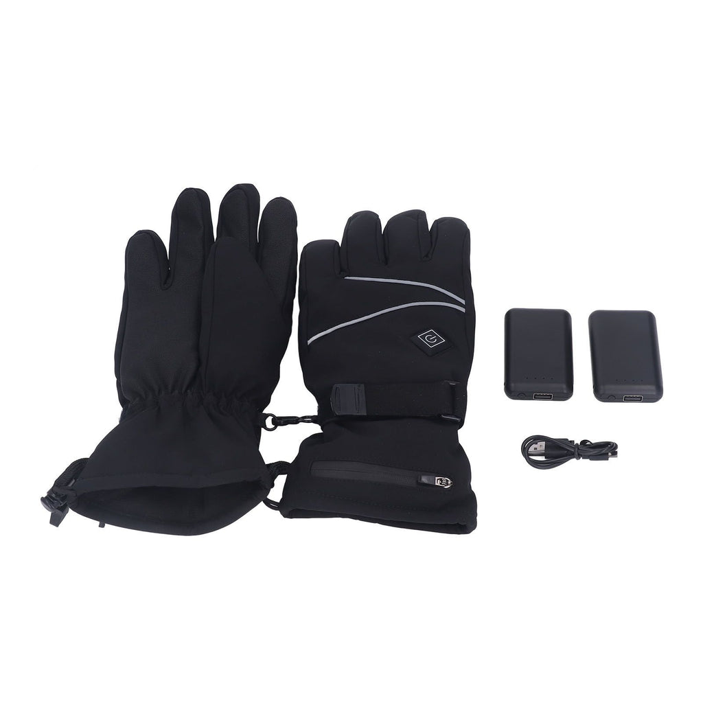 Electric Heating Gloves 3 Adjustable Temperature Lithium Battery Gloves for Outdoor Activities L