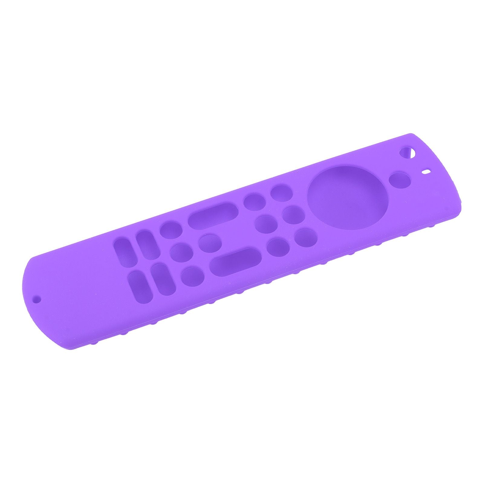 Remote Control Silicone Case Soft Safe Shockproof Waterproof Precise Cutout Fully Wrap Remote Cover for Amazon TV Purple