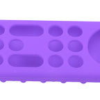 Remote Control Silicone Case Soft Safe Shockproof Waterproof Precise Cutout Fully Wrap Remote Cover for Amazon TV Purple