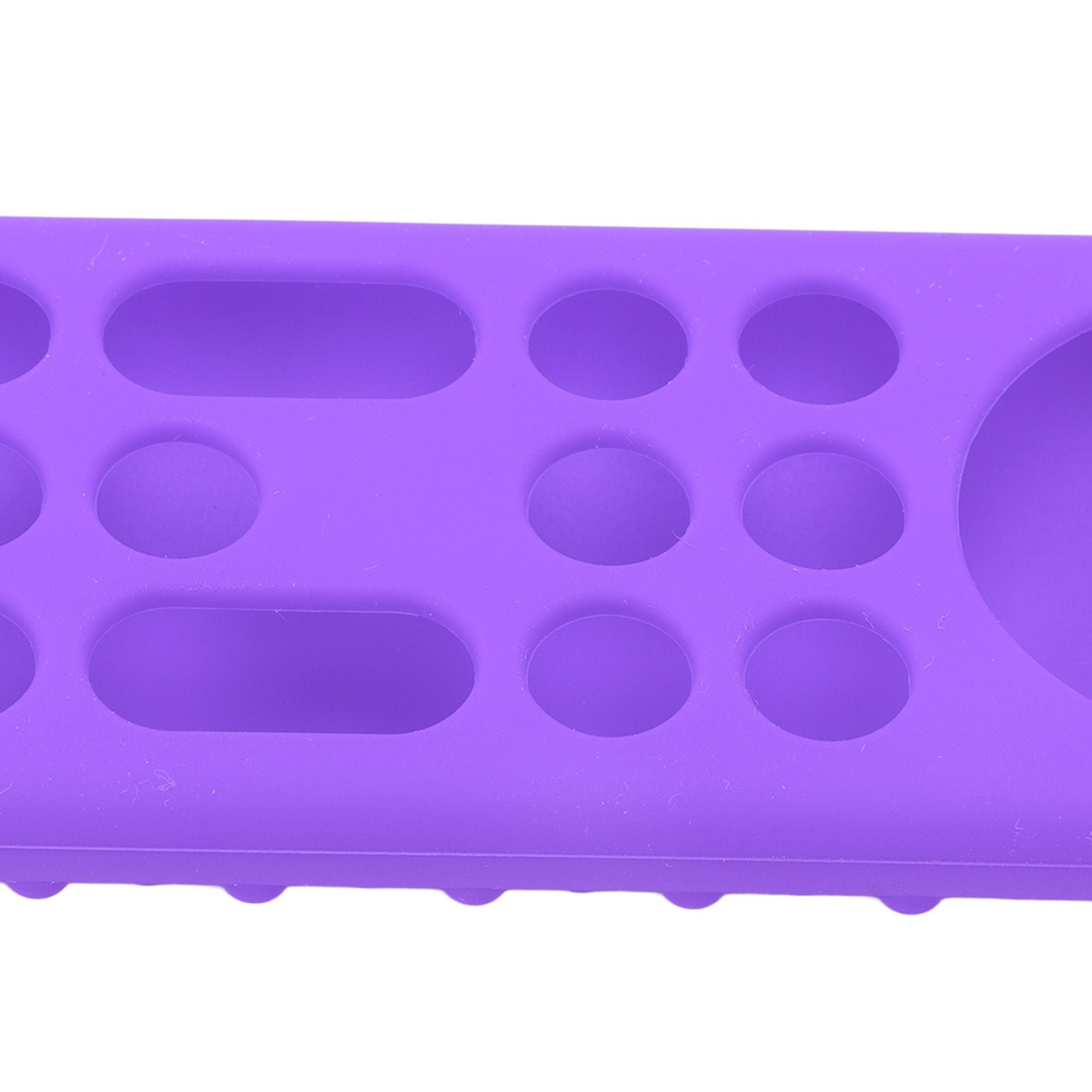 Remote Control Silicone Case Soft Safe Shockproof Waterproof Precise Cutout Fully Wrap Remote Cover for Amazon TV Purple