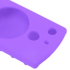Remote Control Silicone Case Soft Safe Shockproof Waterproof Precise Cutout Fully Wrap Remote Cover for Amazon TV Purple