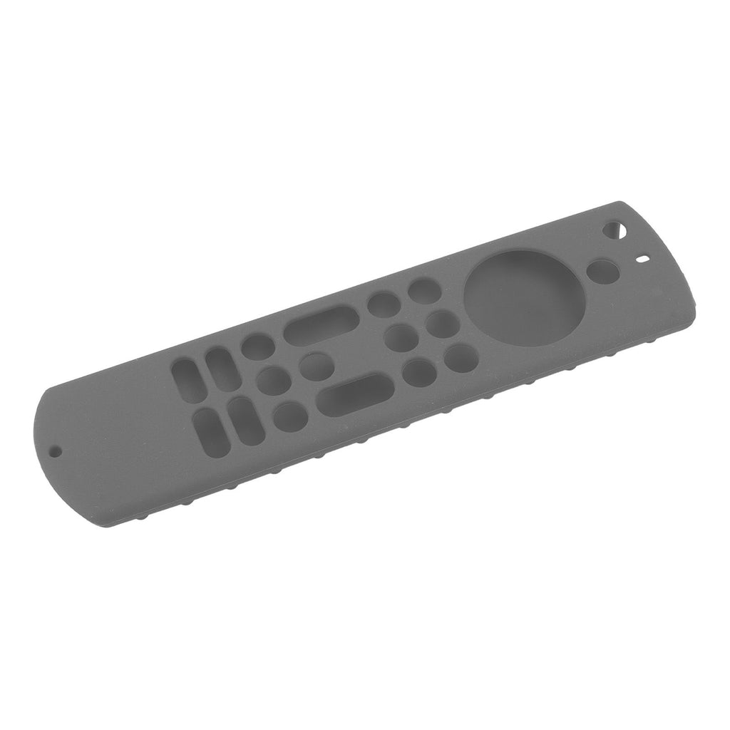 Remote Control Silicone Case Soft Safe Shockproof Waterproof Precise Cutout Fully Wrap Remote Cover for Amazon TV Dark Gray