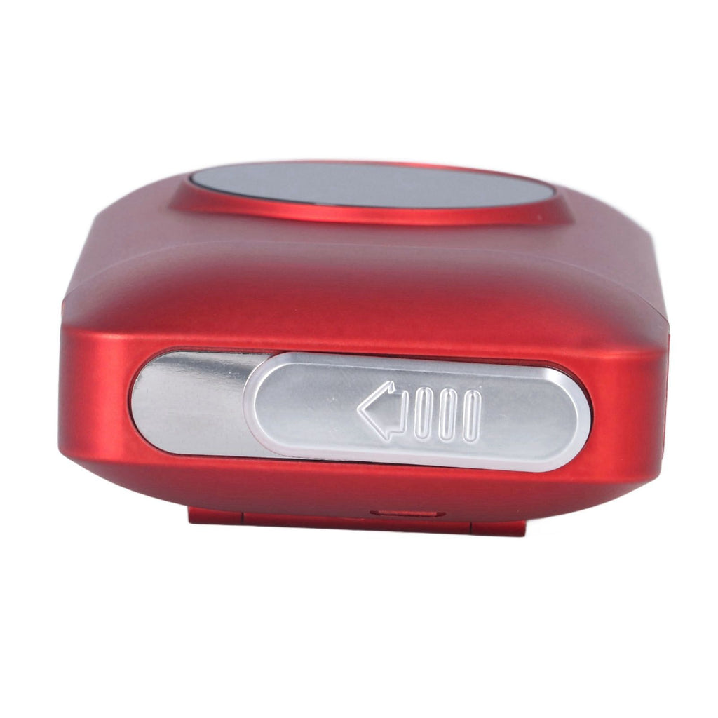 USB Rechargeable Cigarette Case Box with Windproof Lighter Holding 19pcs 84mm to 100mm Cigarettes Red Scorpion