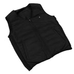 Heated Vest Cotton Four Zone Heating of Graphene V Neck USB Electric Jacket for Men and Women 4XL