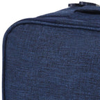 Travel Underwear Organizer Positive Ion Oxford Fabric Large Capacity Travel Bra Organizer for Underwear Women Travel Dark Blue