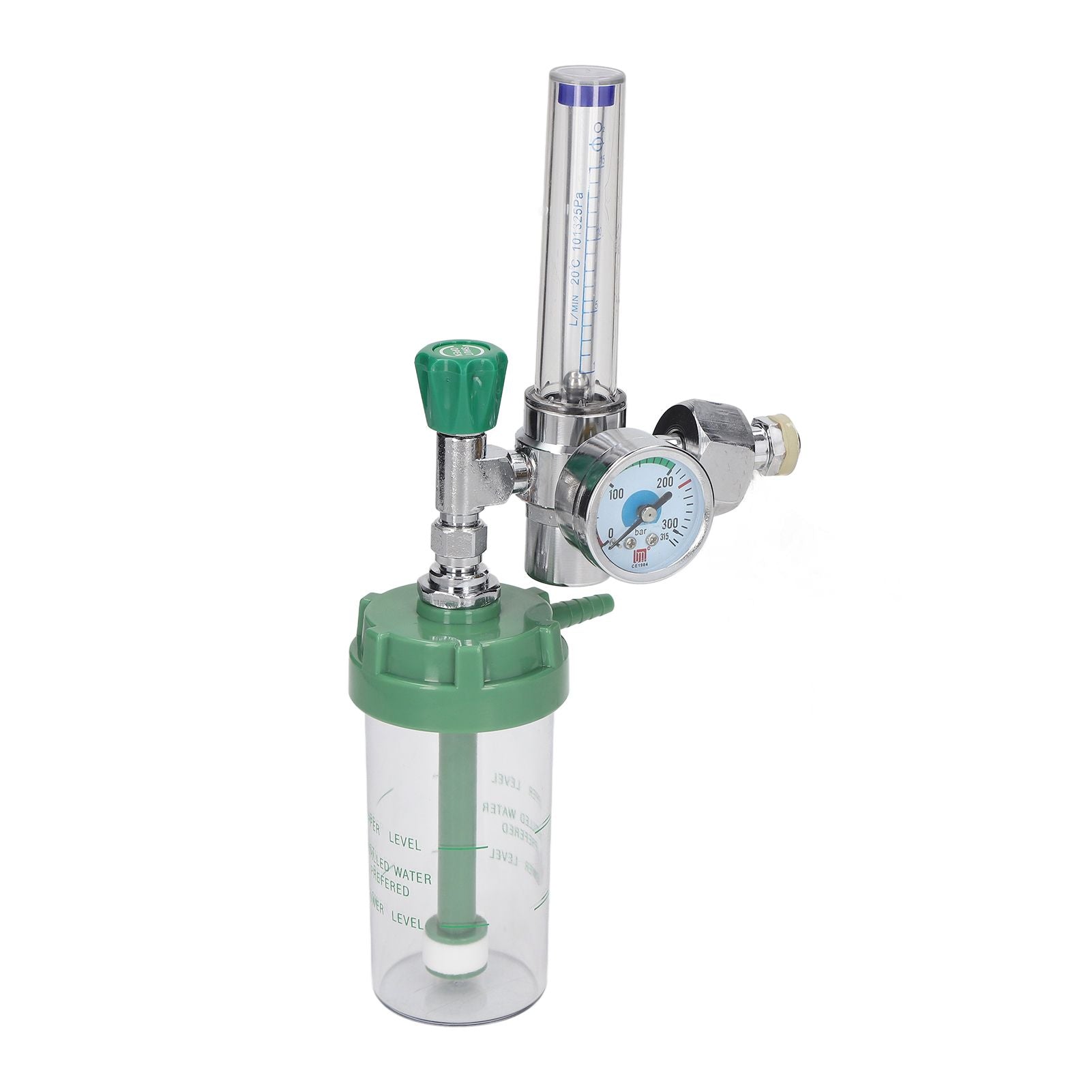 Oxygen Inhaler with G3/4 Internal Thread Russian Connector Oxygen Gauge Flow Meter for Emergency Home