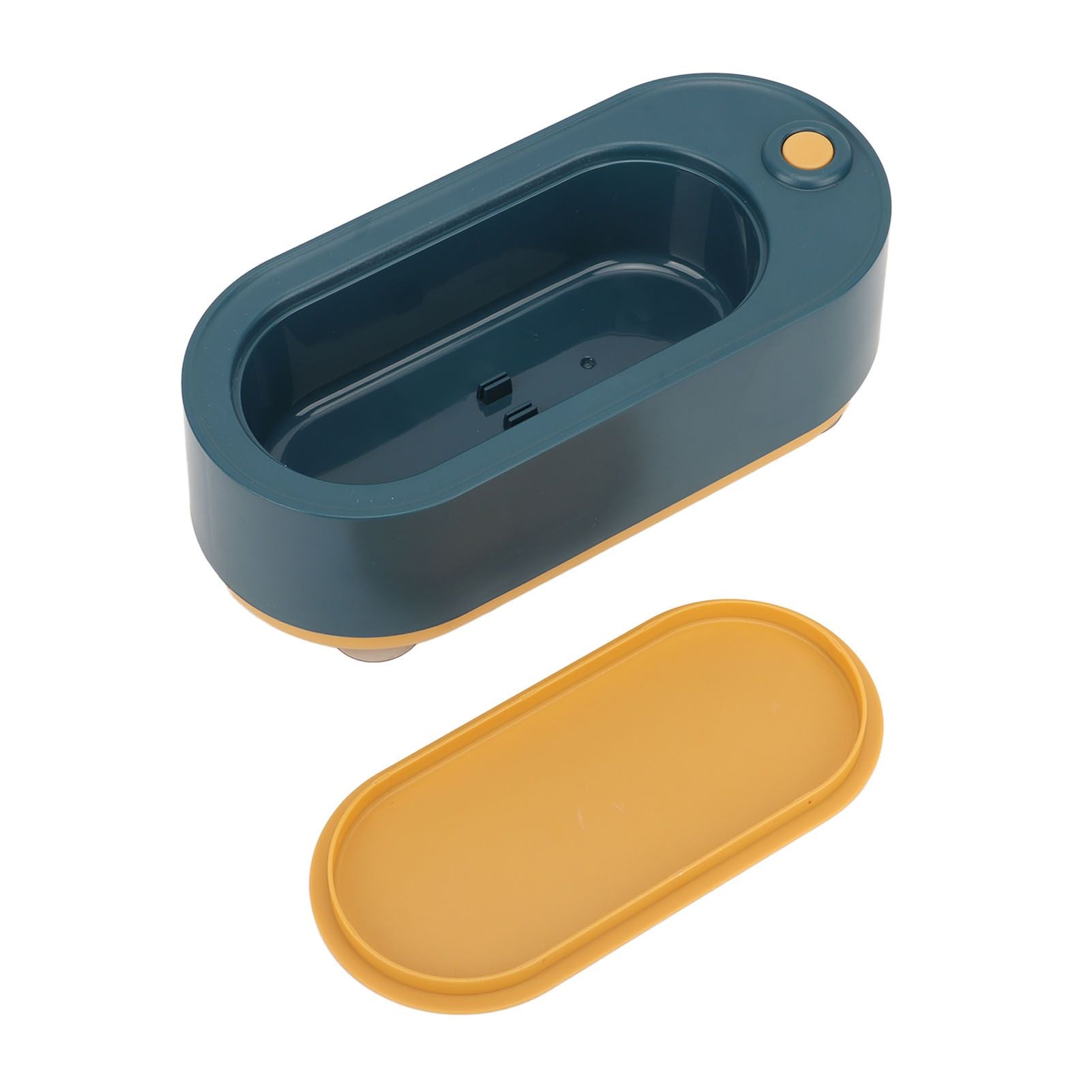 Mini Ultrasound Cleaning Machine High Frequency Portable Household Ultrasound Cleaner for Rings Glasses Coins Necklaces Dark Green