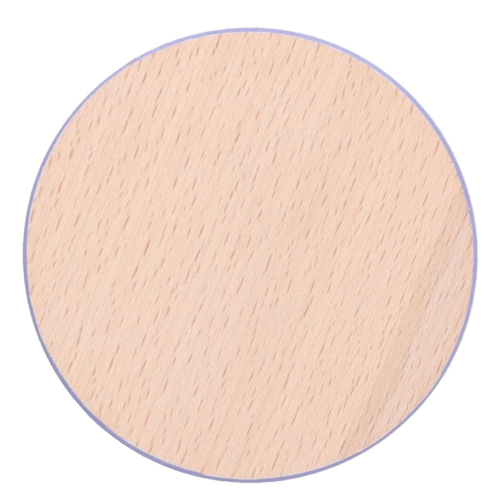 Round Wood Coaster Placemat Round Heat Resistant Drink Mat Cup Pad for Home KitchenPurple