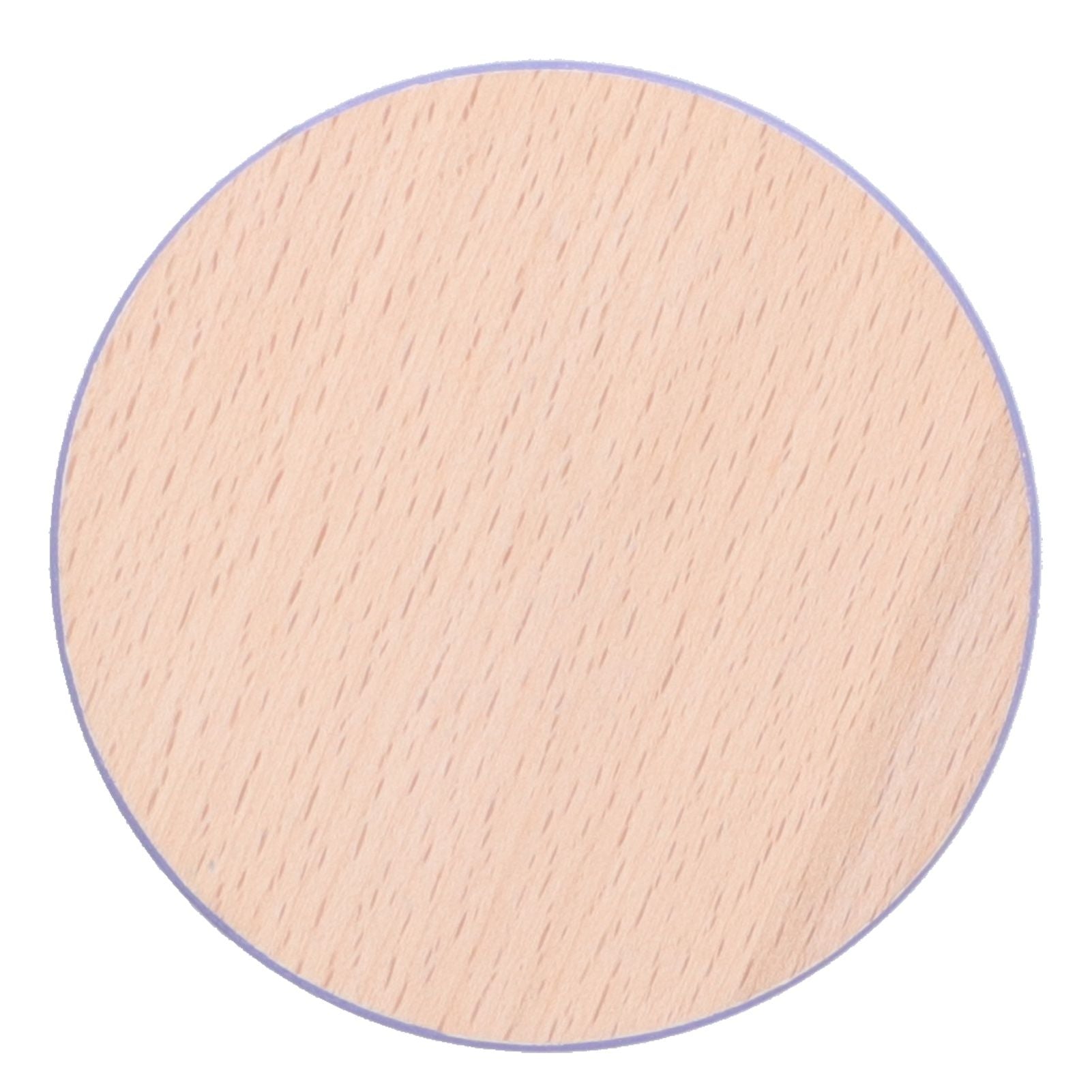 Round Wood Coaster Placemat Round Heat Resistant Drink Mat Cup Pad for Home KitchenPurple