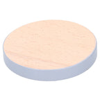 Round Wood Coaster Placemat Round Heat Resistant Drink Mat Cup Pad for Home KitchenGray