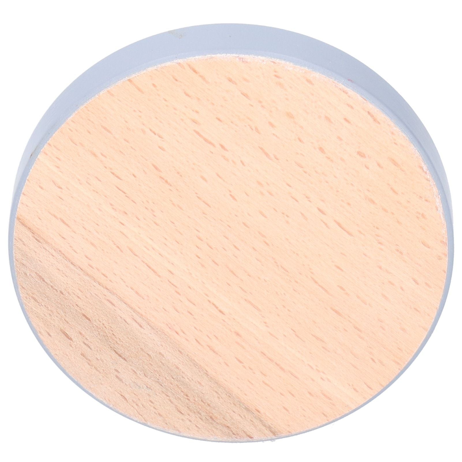 Round Wood Coaster Placemat Round Heat Resistant Drink Mat Cup Pad for Home KitchenGray