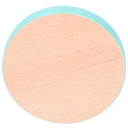 Round Wood Coaster Placemat Round Heat Resistant Drink Mat Cup Pad for Home KitchenBlue