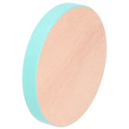 Round Wood Coaster Placemat Round Heat Resistant Drink Mat Cup Pad for Home KitchenBlue