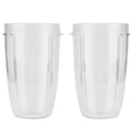 2Pcs Juicer Cup Transparent Mug Replacement Food Blender Accessory Fit for 600W 900W