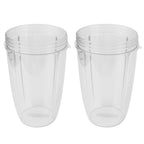 2Pcs Juicer Cup Transparent Mug Replacement Food Blender Accessory Fit for 600W 900W
