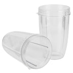 2Pcs Juicer Cup Transparent Mug Replacement Food Blender Accessory Fit for 600W 900W