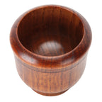 Wooden Grinding Bowl Household Kitchen Manual Garlic Ginger Spices Grinder Mortar Pestle Set