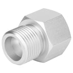 TR21x4 to W21.8‑14 Adapter Aluminum Soda Cylinder CO2 Tank Converter Silver