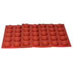 3Pcs Cake Mold 15 Hole Hemispherical Silicone Chocolate Mold Food Grade Dessert Bakeware