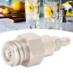 8mm CO2 Tank Adapter Male Thread TR21-4 Quick Disconnect Connector for Soda Club