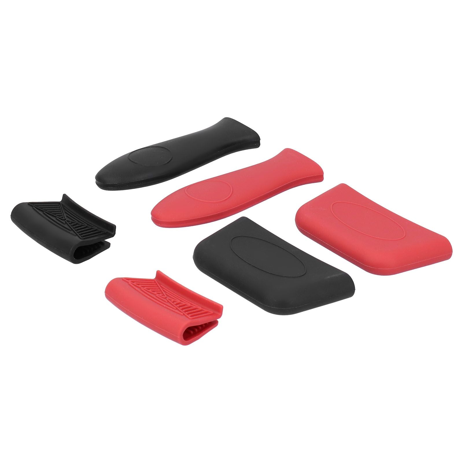 6Pcs set Pot Handle Sleeve Holder Thicken Silicone AntiScalding Kit Kitchen Supplies