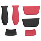 6Pcs set Pot Handle Sleeve Holder Thicken Silicone AntiScalding Kit Kitchen Supplies