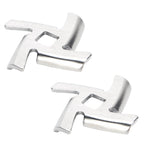 2Pcs Meat Grinder Blade 304 Stainless Steel Grinding Plate Disc Accessory for 5#/B Type Grinder(8MM Square Hole Crossed Blade )