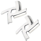 2Pcs Meat Grinder Blade 304 Stainless Steel Grinding Plate Disc Accessory for 5#/B Type Grinder(8MM Square Hole Crossed Blade )