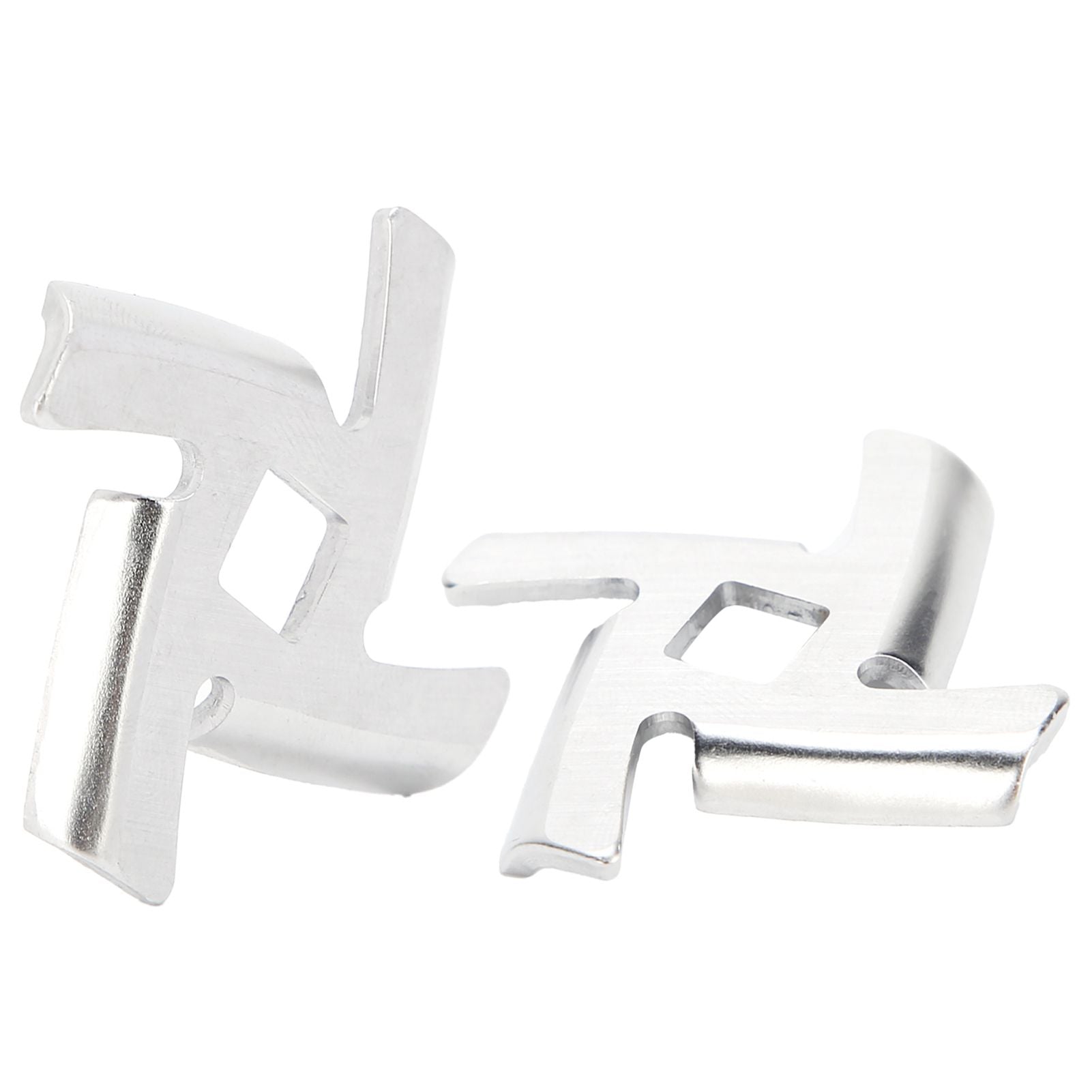 2Pcs Meat Grinder Blade 304 Stainless Steel Grinding Plate Disc Accessory for 5#/B Type Grinder(8MM Square Hole Crossed Blade )